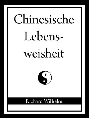 cover image of Chinesische Lebensweisheit